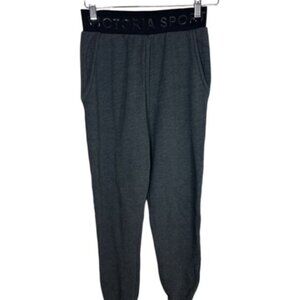 VS VICTORIA SPORT JOGGER SWEAT PANTS COTTON-BLEND HEATHER GRAY XS